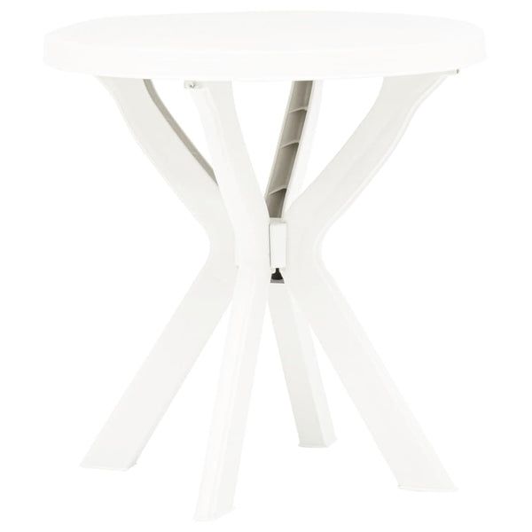 Valkoinen bistropöytä Filippo Ø70cm (muovi)