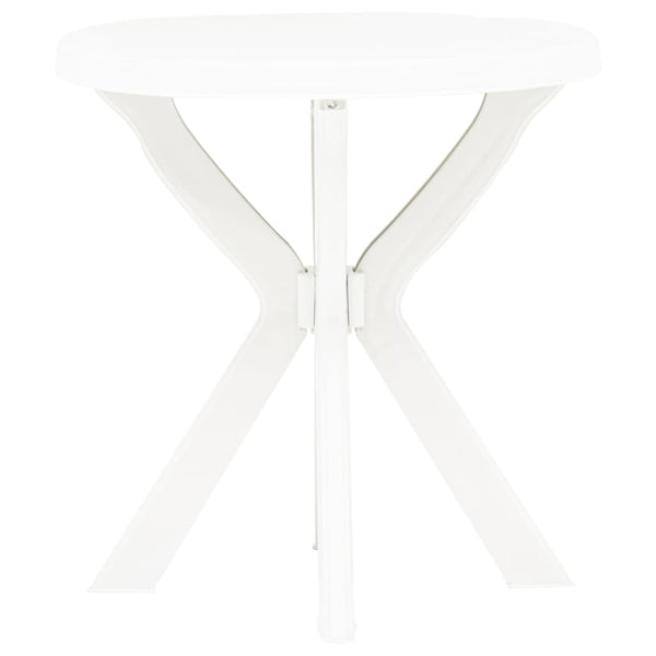 Valkoinen bistropöytä Filippo Ø70cm (muovi)