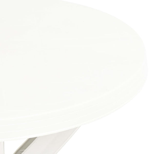 Valkoinen bistropöytä Filippo Ø70cm (muovi)