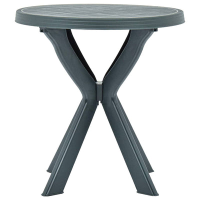 Bistropöytä vihreä Ø70 cm muovi