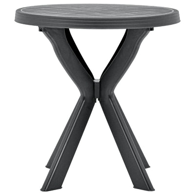 Bistropöytä antrasiitti Ø70 cm muovi