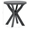 Bistropöytä antrasiitti Ø70 cm muovi