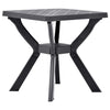 Bistropöytä antrasiitti 70x70x72 cm muovi