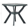 Bistropöytä antrasiitti 70x70x72 cm muovi