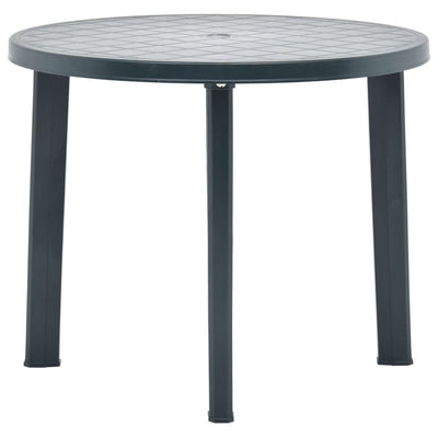 Puutarhapöytä vihreä 89 cm muovi