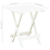 Valkoinen kokoontaittuva puutarhapöytä Bogosava 45x43x50cm (muovi)