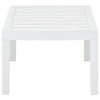 Valkoinen puutarhapöytä Epseghie 78x55x38cm (muovi)