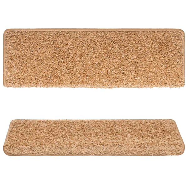Porrasmatot 15 kpl 65x21x4 cm Beige Suorakulmainen Reuna