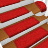 Porrasmatot 15 kpl 65x21x4 cm punainen