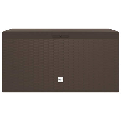 Ruskea puutarhan varastoarkku Iuri 114x47x60cm