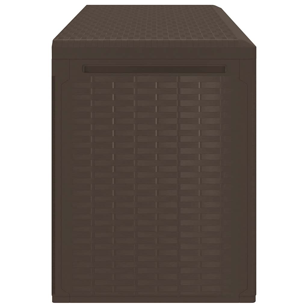 Ruskea puutarhan varastoarkku Iuri 114x47x60cm