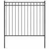 Puutarha-aita ASSEN teräs 1,7x1,5 m musta