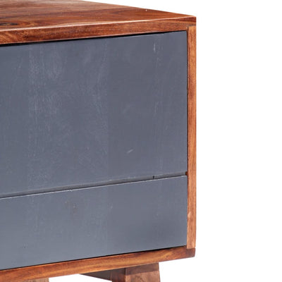 TV-taso harmaa 140x30x45 cm täysi seesampuu