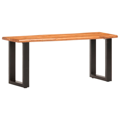 Penkki 110 cm täysi akaasiapuu ja teräs