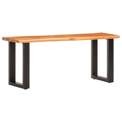 Penkki 110 cm täysi akaasiapuu ja teräs