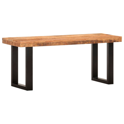 Penkki 110 cm karkea mangopuu ja teräs