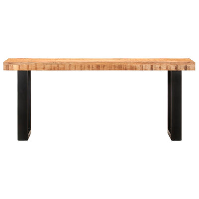 Penkki 110 cm karkea mangopuu ja teräs