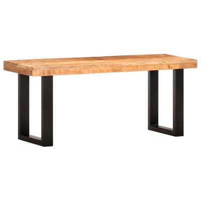 Penkki 110 cm karkea mangopuu ja teräs