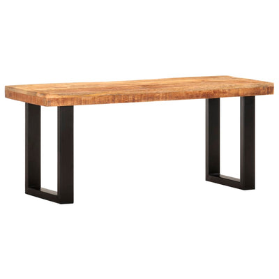 Penkki 110 cm karkea mangopuu ja teräs