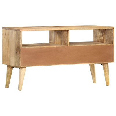 TV-taso 90x30x50 cm täysi mangopuu