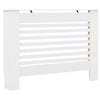 Lämpöpatterin suojat 2 kpl valkoinen 112x19x81,5 cm MDF