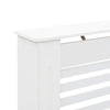 Lämpöpatterin suojat 2 kpl valkoinen 112x19x81,5 cm MDF
