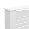 Lämpöpatterin suojat 2 kpl valkoinen 152x19x81,5 cm MDF