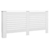 Lämpöpatterin suojat 2 kpl valkoinen 172x19x81,5 cm MDF