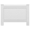 Lämpöpatterin suojat 2 kpl valkoinen 112x19x81,5 cm MDF