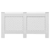 Lämpöpatterin suojat 2 kpl valkoinen 152x19x81,5 cm MDF