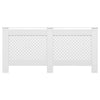 Lämpöpatterin suojat 2 kpl valkoinen 172x19x81,5 cm MDF