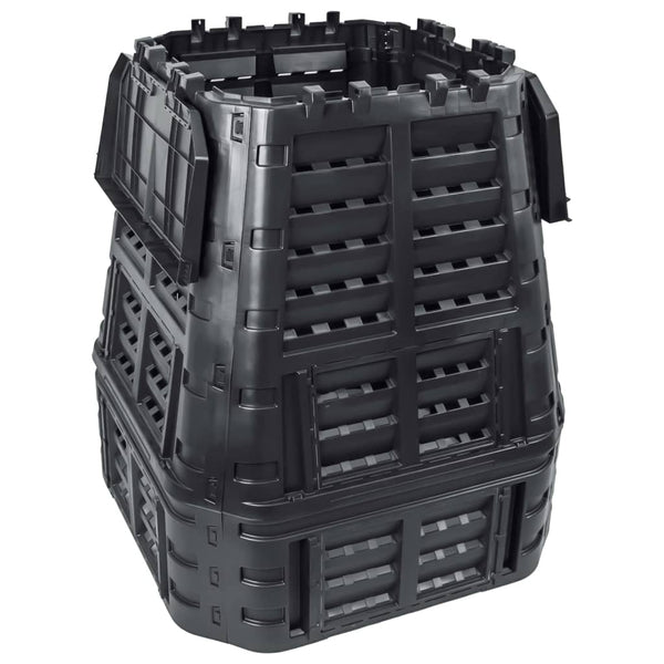 Musta puutarhan kompostiastia Arpa 93,3x93,3x113cm (740 l)