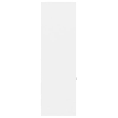 Valkoinen kirjahylly Sfetea 98x30x98cm (puinen)