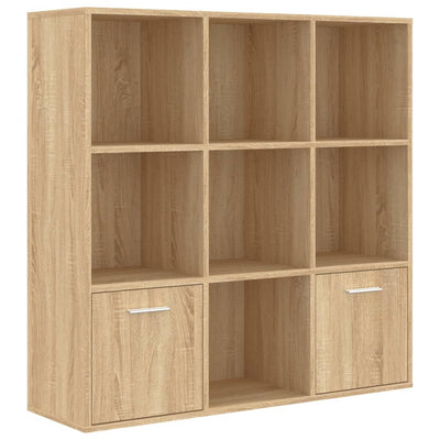 Kirjahylly Sonoma-tammi 98x30x98 cm tekninen puu