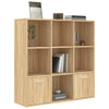 Kirjahylly Sonoma-tammi 98x30x98 cm tekninen puu