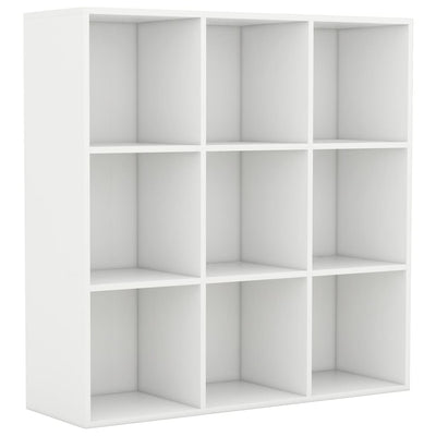 Kirjahylly valkoinen 98x29x97,5 cm tekninen puu