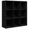 Kirjahylly musta 98x29x97,5 cm tekninen puu