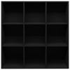 Kirjahylly musta 98x29x97,5 cm tekninen puu