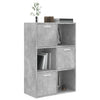 Säilytyskaappi betoninharmaa 60x29,5x90 cm tekninen puu