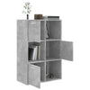 Säilytyskaappi betoninharmaa 60x29,5x90 cm tekninen puu