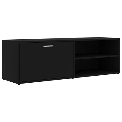 TV-taso musta 120x34x37 cm tekninen puu