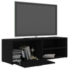 TV-taso musta 120x34x37 cm tekninen puu