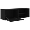TV-taso musta 120x34x37 cm tekninen puu