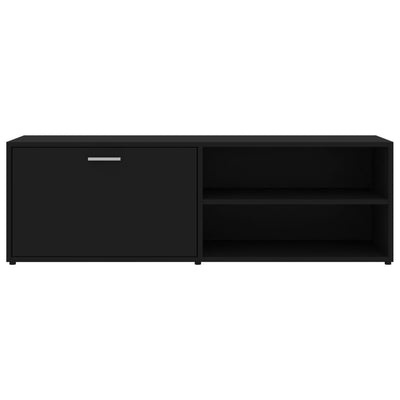 TV-taso musta 120x34x37 cm tekninen puu