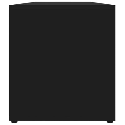 TV-taso musta 120x34x37 cm tekninen puu