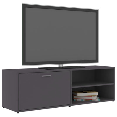 TV-taso harmaa 120x34x37 cm tekninen puu