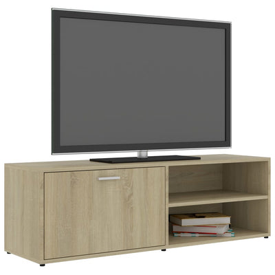 TV-taso Sonoma-tammi 120x34x37 cm tekninen puu
