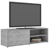 TV-taso betoninharmaa 120x34x37 cm tekninen puu