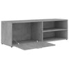 TV-taso betoninharmaa 120x34x37 cm tekninen puu