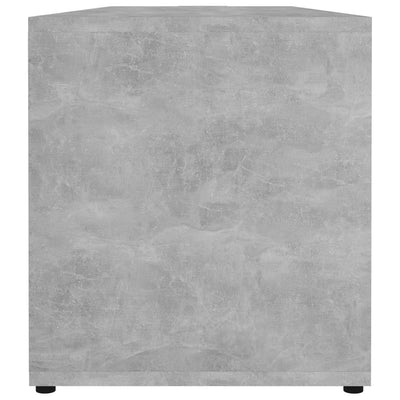 TV-taso betoninharmaa 120x34x37 cm tekninen puu